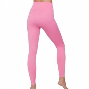 Pink Ribbed Leggings - Spiritual Gangster x Victoria’s Secret - M/L